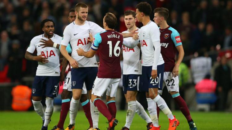 Tottenham Hotspur vs West Ham United. Copyright: INDOSPORT